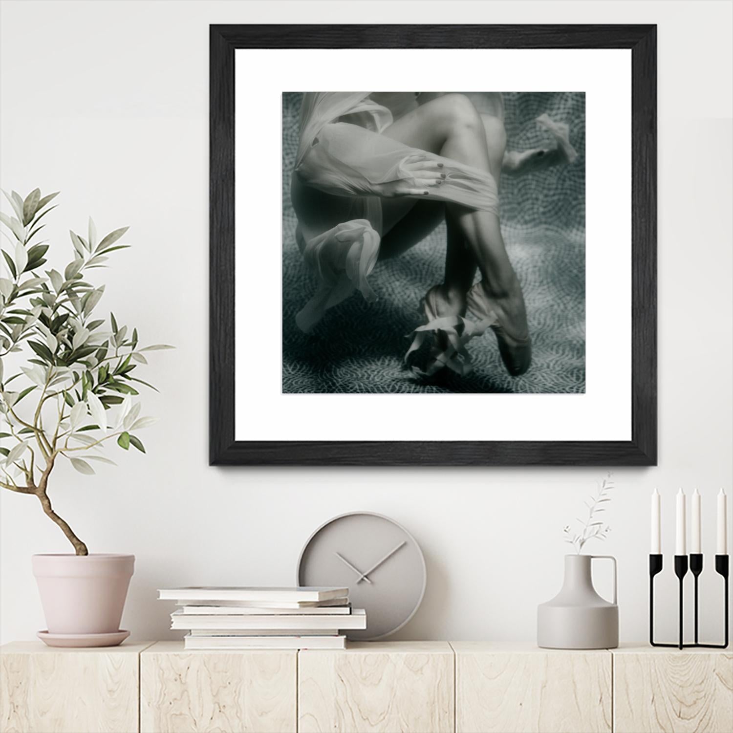 Float 2 by Peter Morneau on GIANT ART - black figurative ballerine