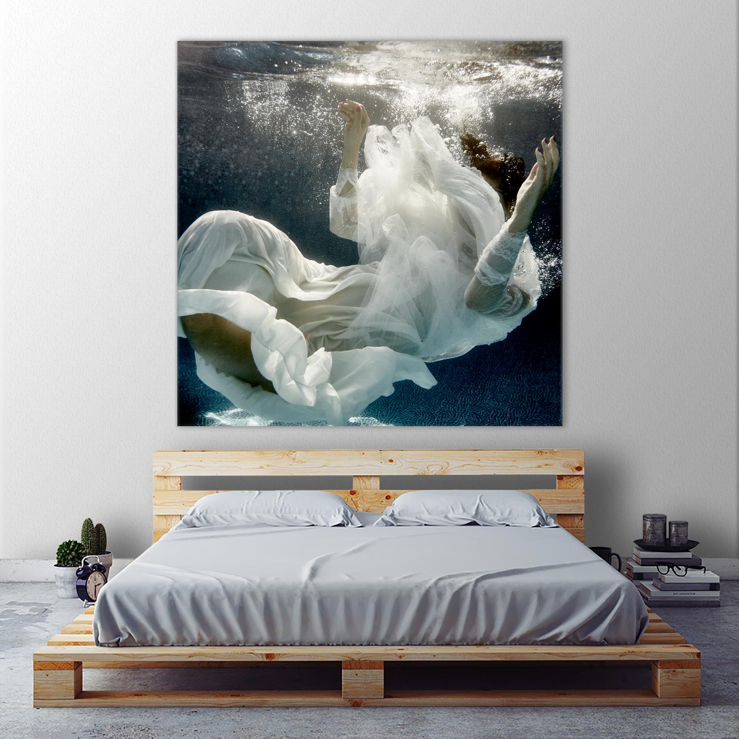 Float 3 by Peter Morneau on GIANT ART - blue figurative artistes du québec