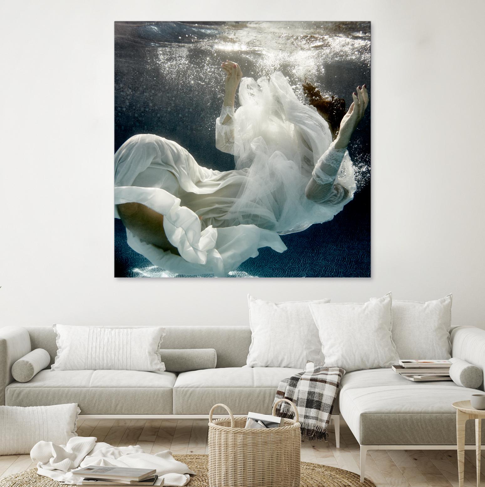 Float 3 by Peter Morneau on GIANT ART - blue figurative artistes du québec