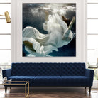 Float 3 by Peter Morneau on GIANT ART - blue figurative artistes du québec