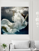 Float 3 by Peter Morneau on GIANT ART - blue figurative artistes du québec