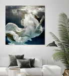 Float 3 by Peter Morneau on GIANT ART - blue figurative artistes du québec