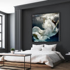 Float 3 by Peter Morneau on GIANT ART - blue figurative artistes du québec