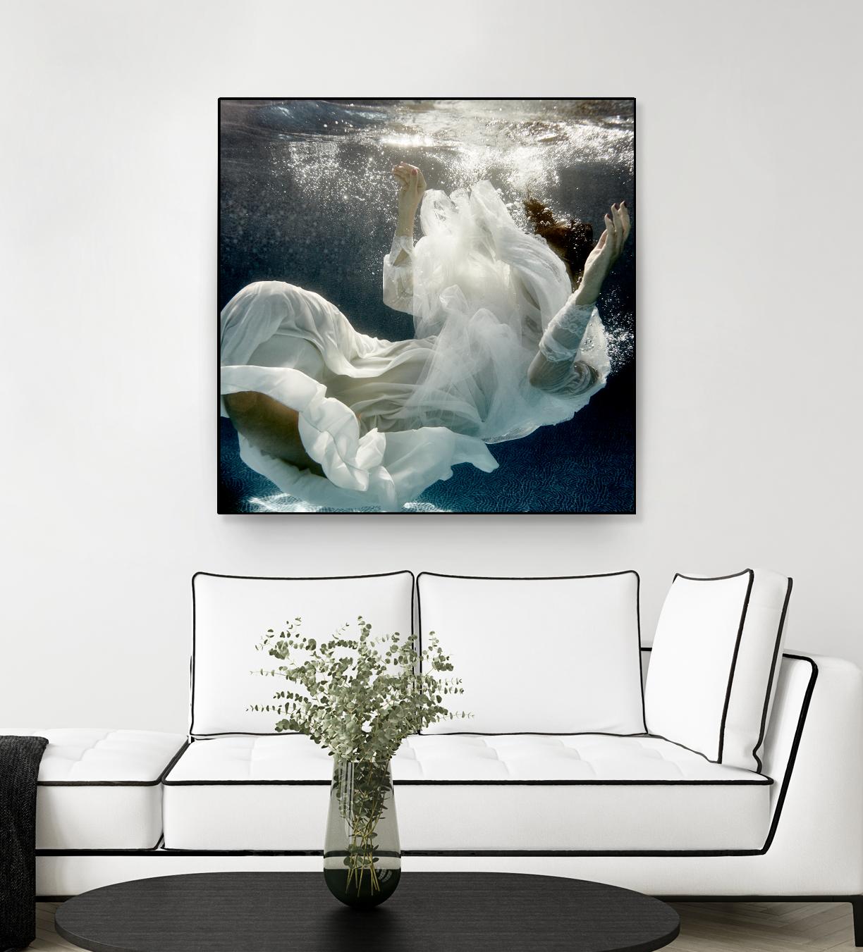 Float 3 by Peter Morneau on GIANT ART - blue figurative artistes du québec