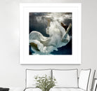 Float 3 by Peter Morneau on GIANT ART - blue figurative artistes du québec