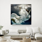 Float 3 by Peter Morneau on GIANT ART - blue figurative artistes du québec