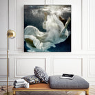 Float 3 by Peter Morneau on GIANT ART - blue figurative artistes du québec