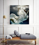 Float 3 by Peter Morneau on GIANT ART - blue figurative artistes du québec