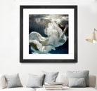 Float 3 by Peter Morneau on GIANT ART - blue figurative artistes du québec