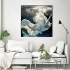 Float 3 by Peter Morneau on GIANT ART - blue figurative artistes du québec