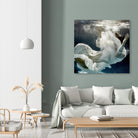 Float 3 by Peter Morneau on GIANT ART - blue figurative artistes du québec