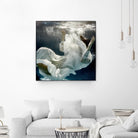 Float 3 by Peter Morneau on GIANT ART - blue figurative artistes du québec