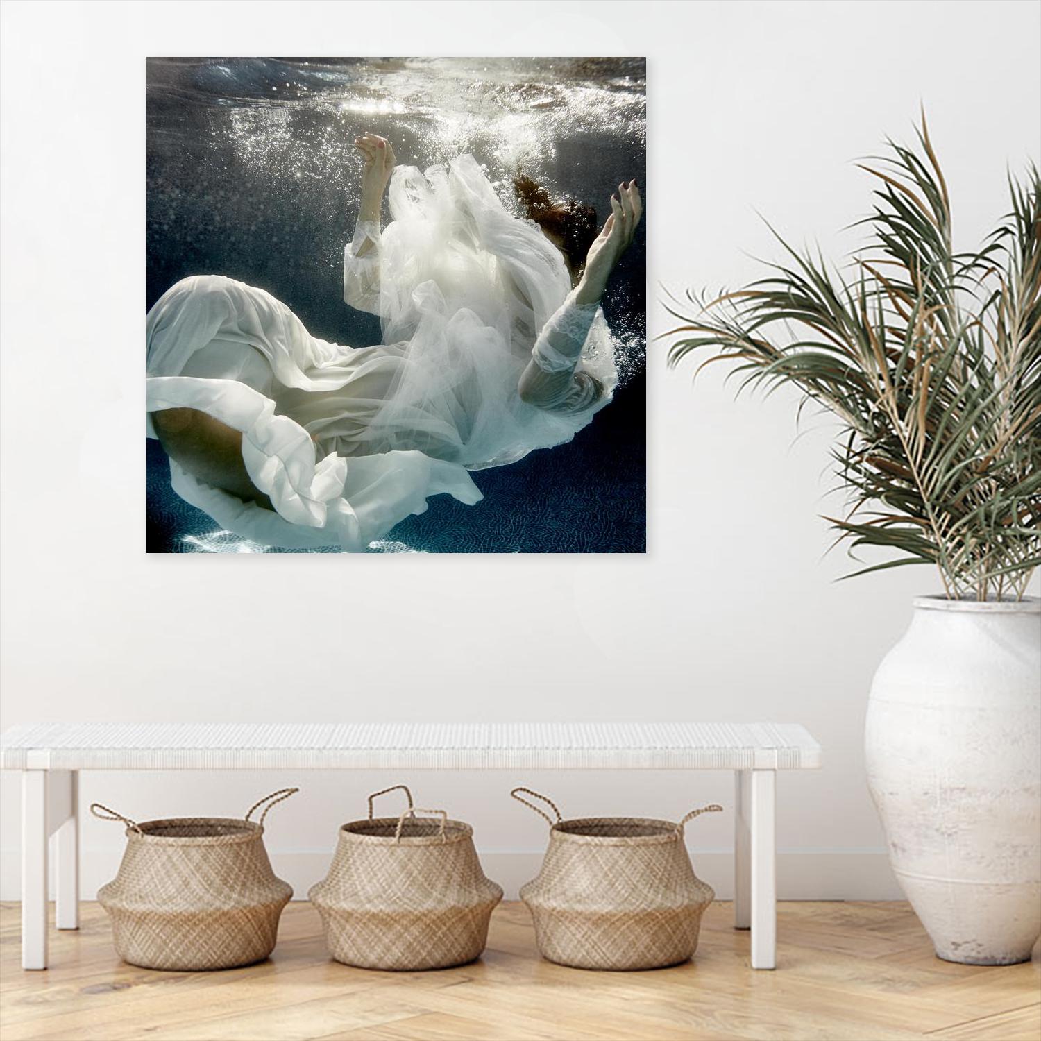 Float 3 by Peter Morneau on GIANT ART - blue figurative artistes du québec