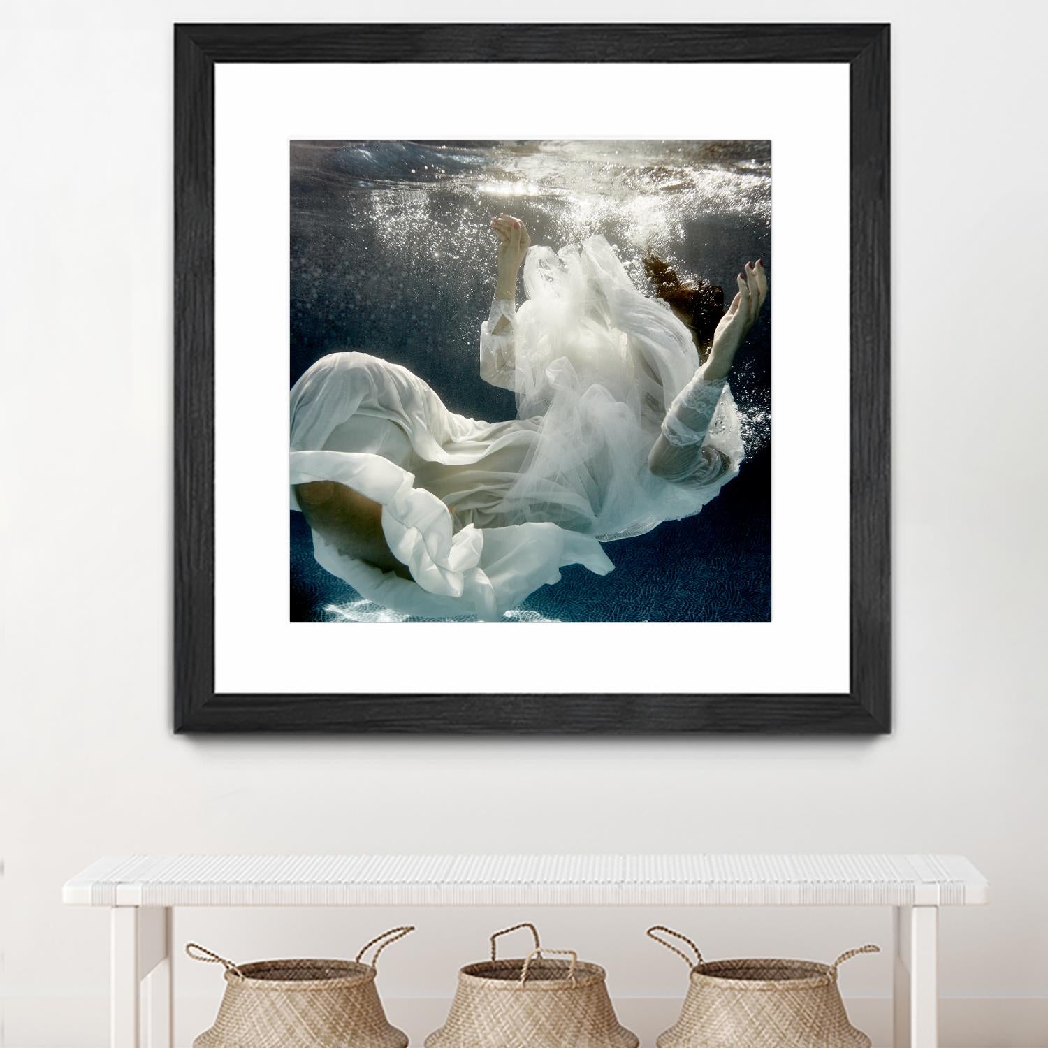 Float 3 by Peter Morneau on GIANT ART - blue figurative artistes du québec