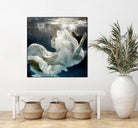 Float 3 by Peter Morneau on GIANT ART - blue figurative artistes du québec