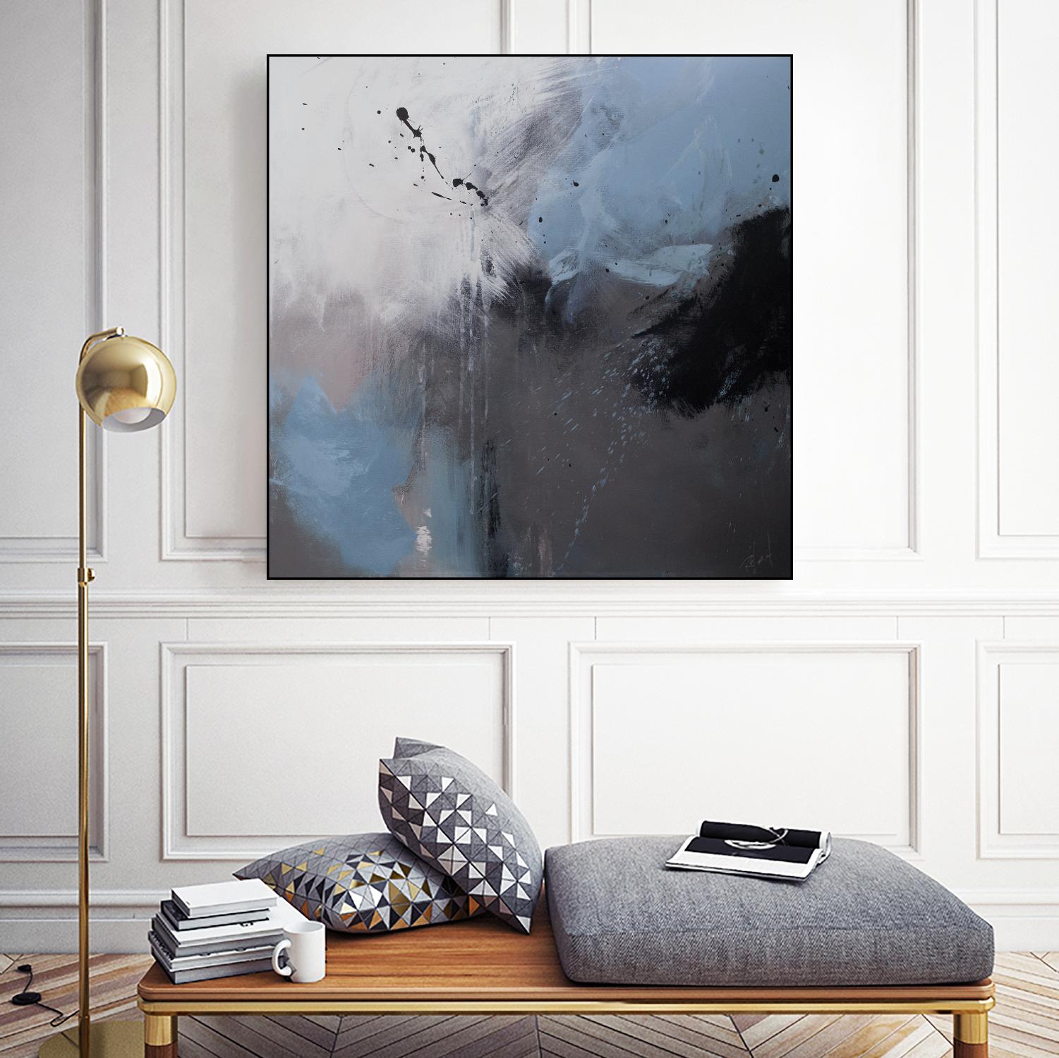 Compatible by Roland Benoît on GIANT ART - grey abstract