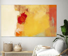 Red Note by Diane Lambin on GIANT ART - orange abstract simplicité
