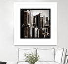 Megapolis 3 by Jefd on GIANT ART - black digital buildings
