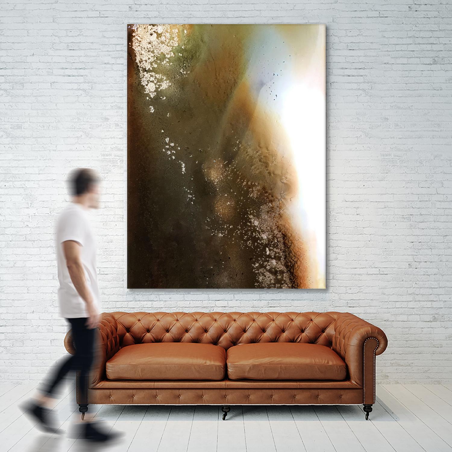 Agate by Alyson Mccrink on GIANT ART - gold abstract