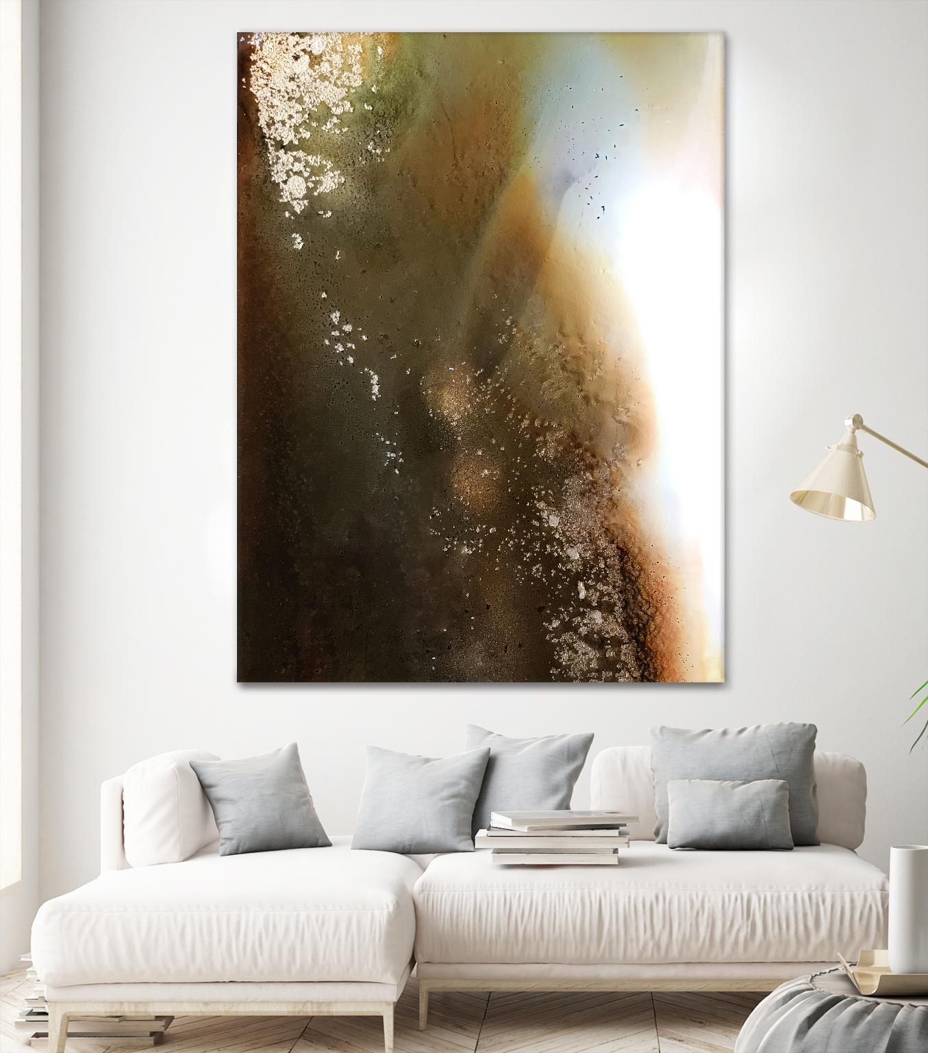 Agate by Alyson Mccrink on GIANT ART - gold abstract