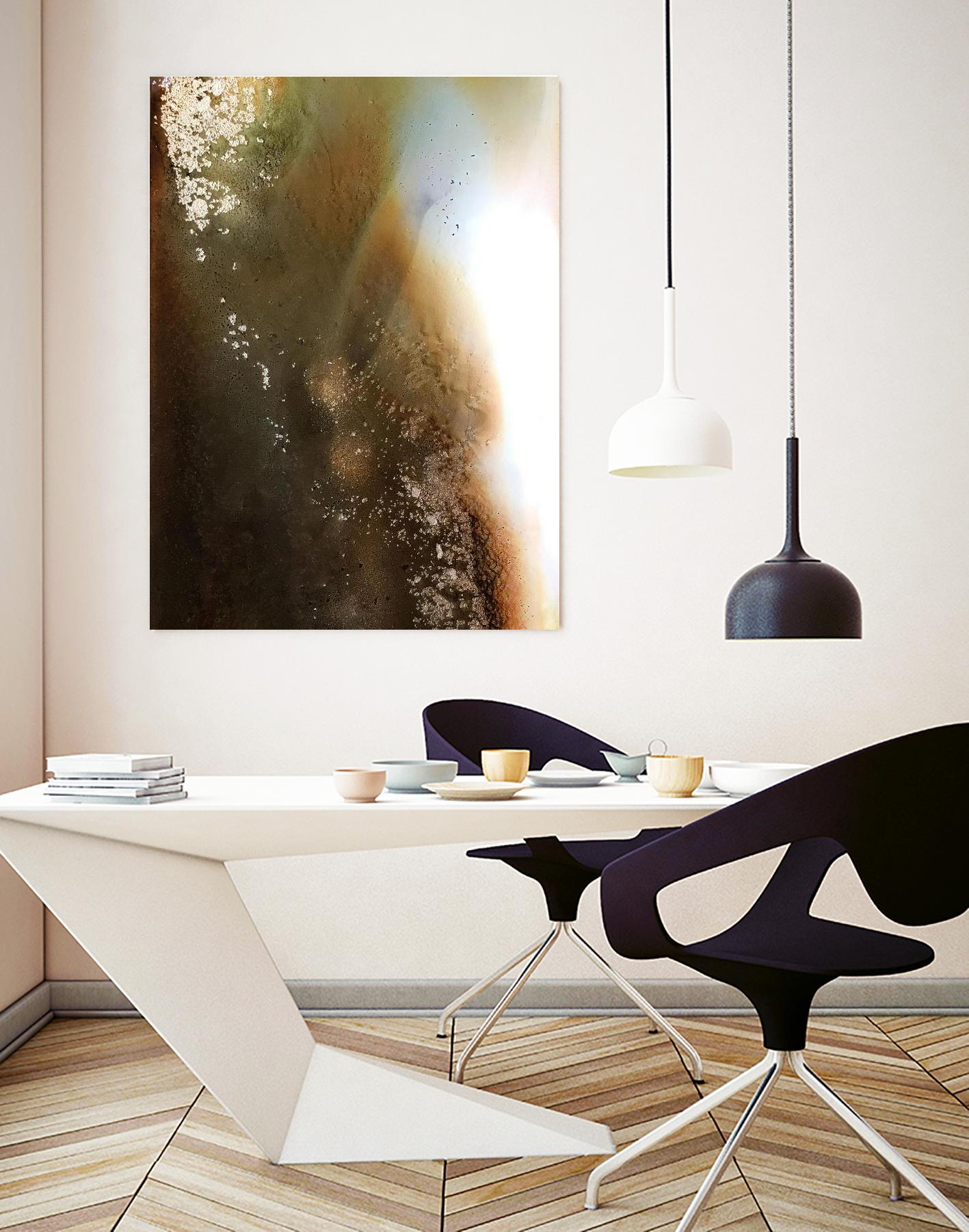 Agate by Alyson Mccrink on GIANT ART - gold abstract