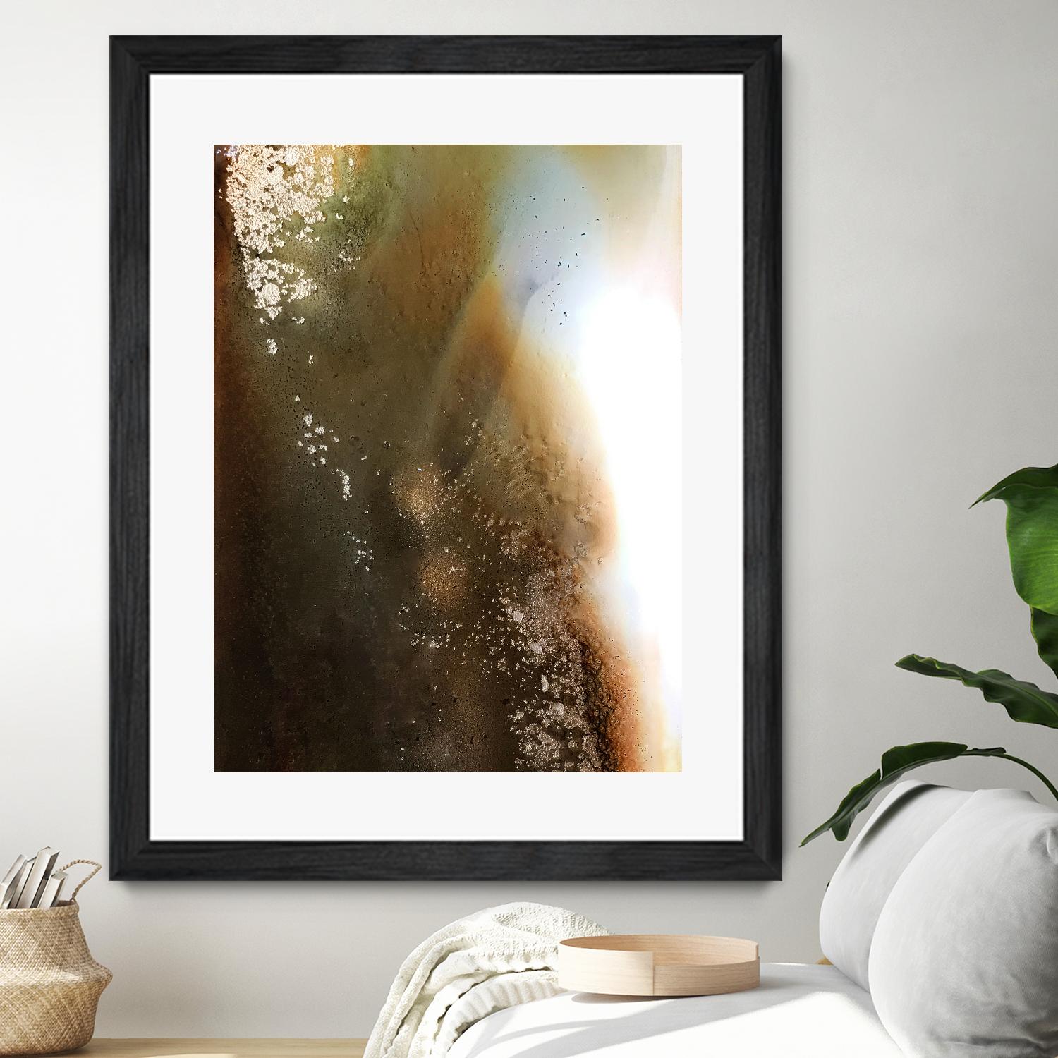 Agate by Alyson Mccrink on GIANT ART - gold abstract