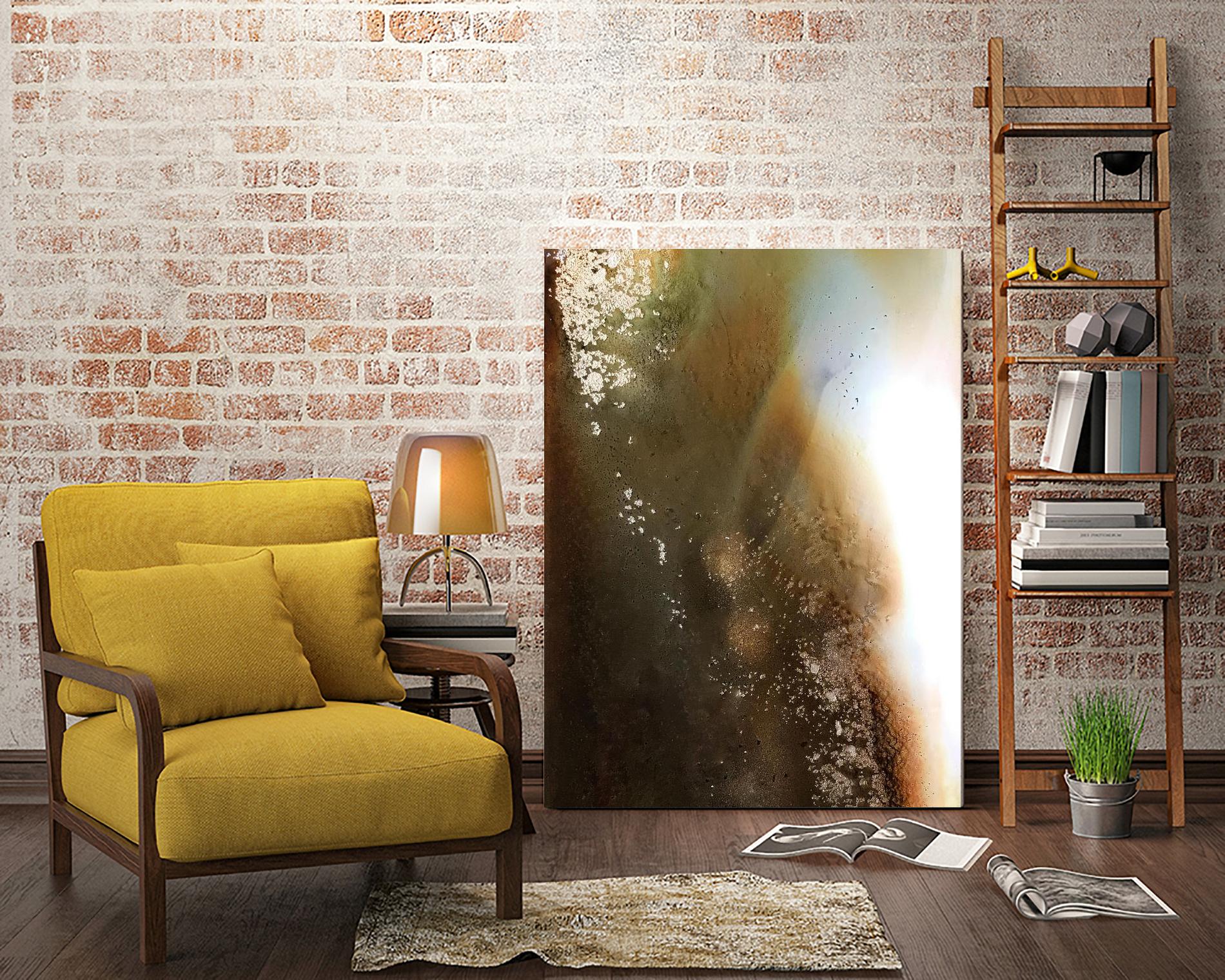 Agate by Alyson Mccrink on GIANT ART - gold abstract