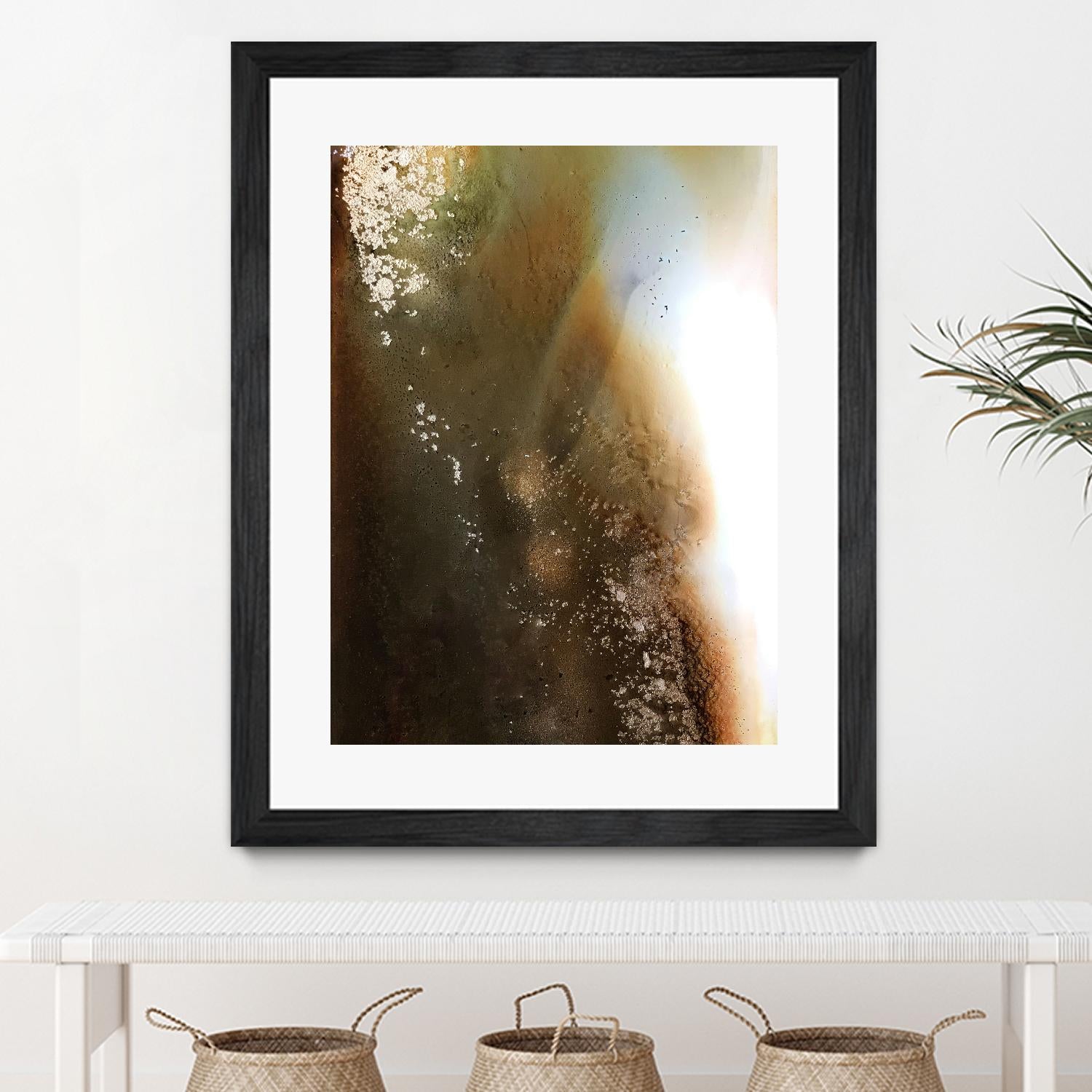 Agate by Alyson Mccrink on GIANT ART - gold abstract