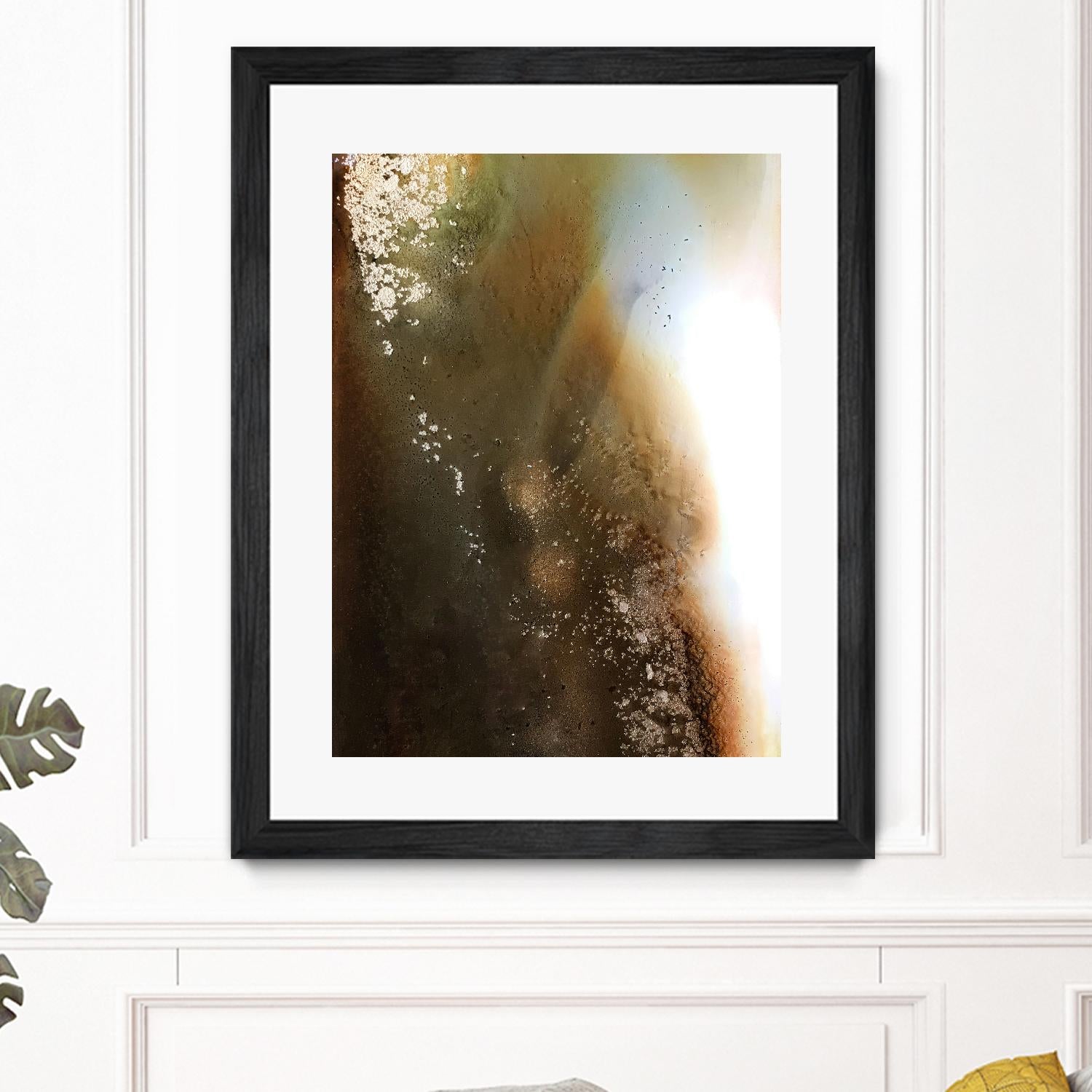 Agate by Alyson Mccrink on GIANT ART - gold abstract