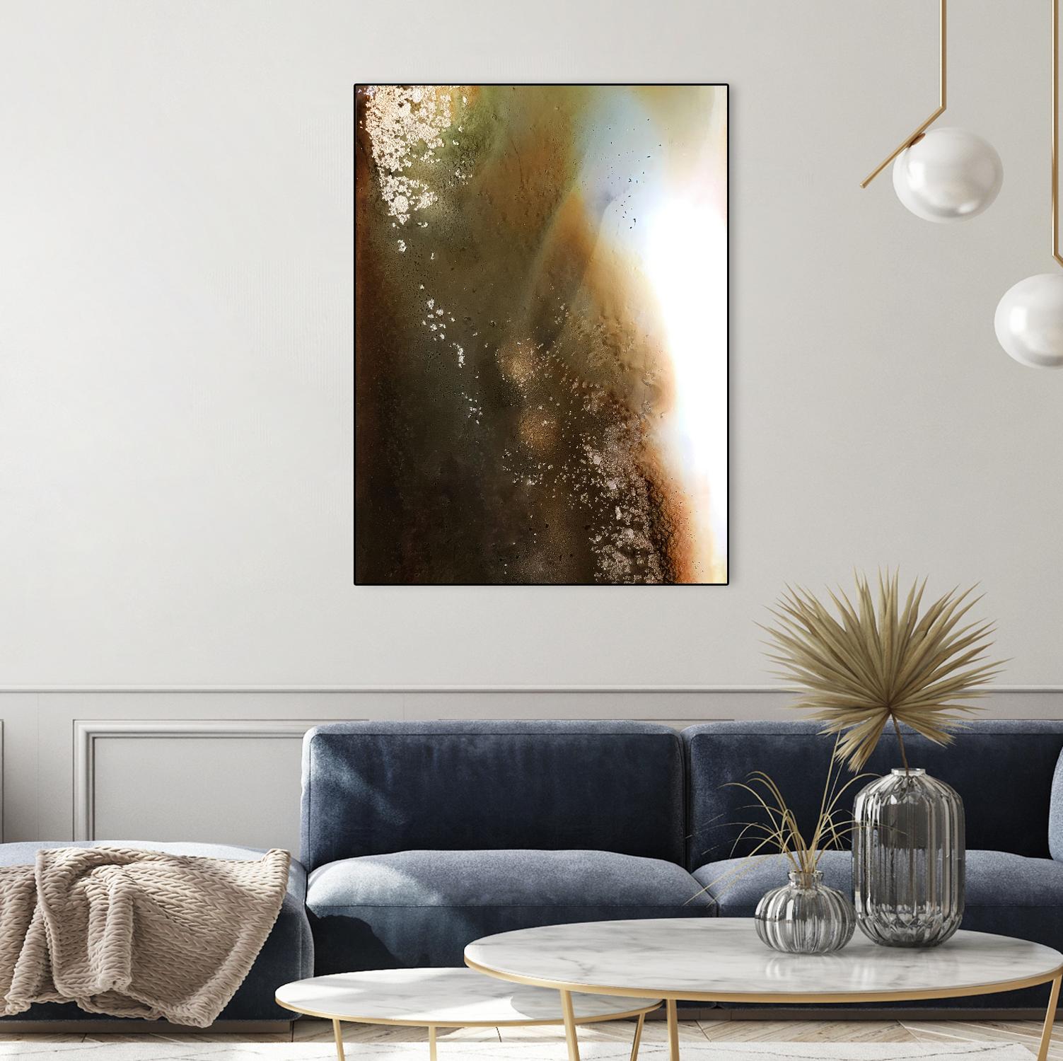 Agate by Alyson Mccrink on GIANT ART - gold abstract