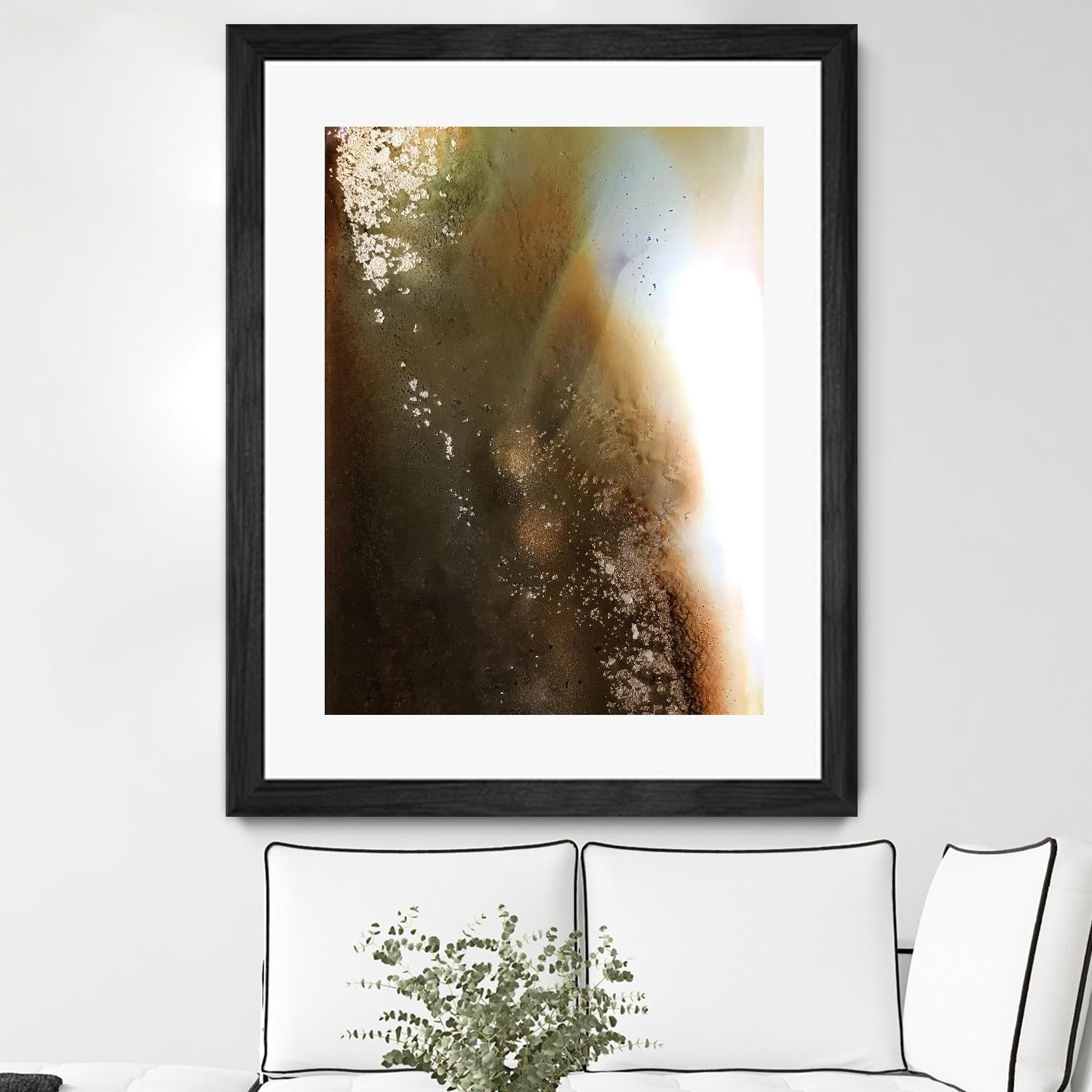 Agate by Alyson Mccrink on GIANT ART - gold abstract