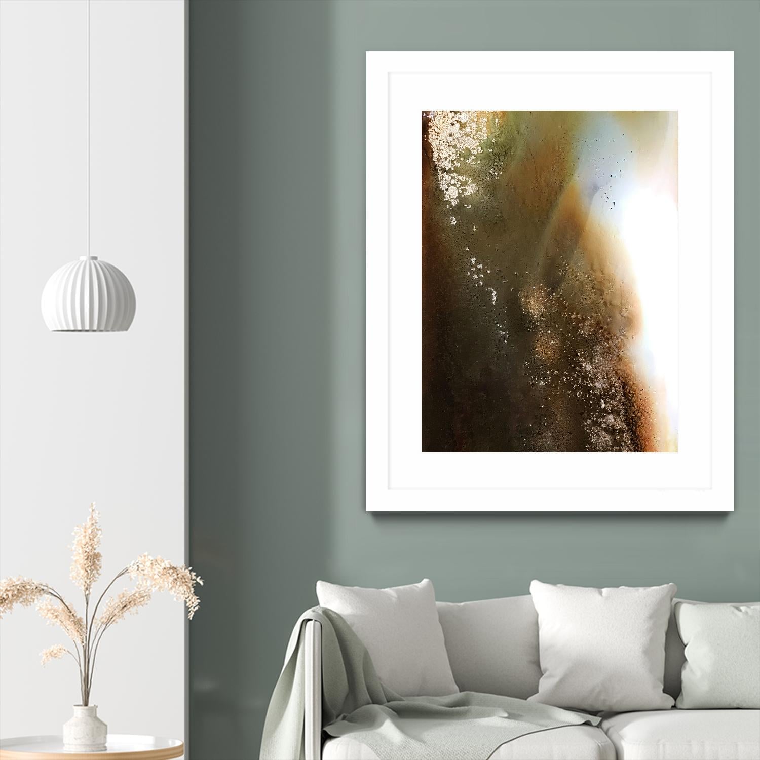 Agate by Alyson Mccrink on GIANT ART - gold abstract