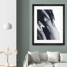 Azure Gold by Alyson Mccrink on GIANT ART - black black & white transparence