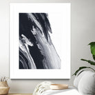 Azure Gold by Alyson Mccrink on GIANT ART - black black & white transparence