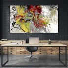 Peace on Earth by Doris Savard on GIANT ART - red abstract