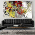Peace on Earth by Doris Savard on GIANT ART - red abstract