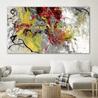 Peace on Earth by Doris Savard on GIANT ART - red abstract