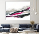Frozen Ocean -2 by Alyson Mccrink on GIANT ART - pink abstract