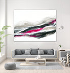 Frozen Ocean -2 by Alyson Mccrink on GIANT ART - pink abstract