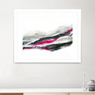Frozen Ocean -2 by Alyson Mccrink on GIANT ART - pink abstract
