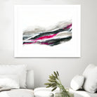Frozen Ocean -2 by Alyson Mccrink on GIANT ART - pink abstract