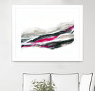 Frozen Ocean -2 by Alyson Mccrink on GIANT ART - pink abstract