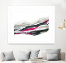 Frozen Ocean -2 by Alyson Mccrink on GIANT ART - pink abstract
