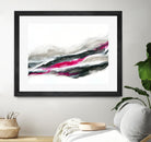 Frozen Ocean -2 by Alyson Mccrink on GIANT ART - pink abstract