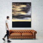 Golden Dawn -Purple by Alyson Mccrink on GIANT ART - beige abstract horizon