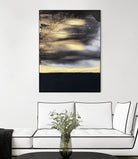 Golden Dawn -Purple by Alyson Mccrink on GIANT ART - beige abstract horizon