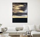 Golden Dawn -Purple by Alyson Mccrink on GIANT ART - beige abstract horizon
