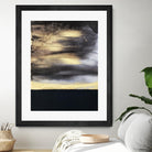 Golden Dawn -Purple by Alyson Mccrink on GIANT ART - beige abstract horizon