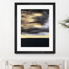 Golden Dawn -Purple by Alyson Mccrink on GIANT ART - beige abstract horizon