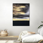 Golden Dawn -Purple by Alyson Mccrink on GIANT ART - beige abstract horizon